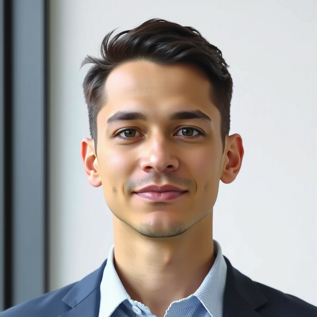 Portrait of a male CEO with a confident smile