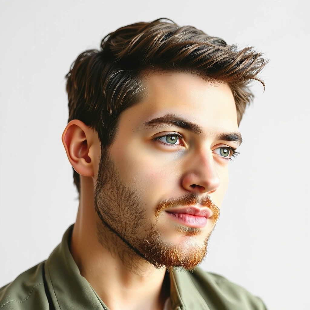 Portrait of a male UX/UI Designer with a thoughtful expression