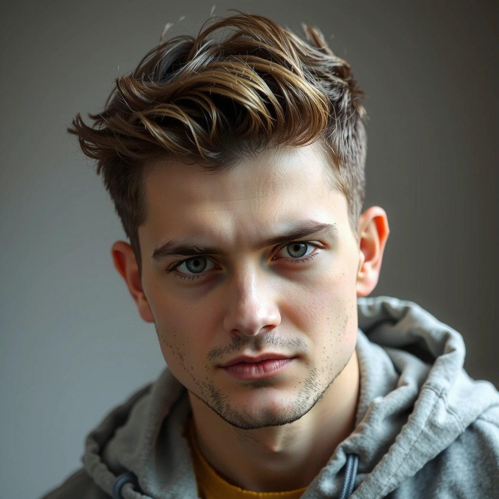 Portrait of a male Lead Developer with a focused expression