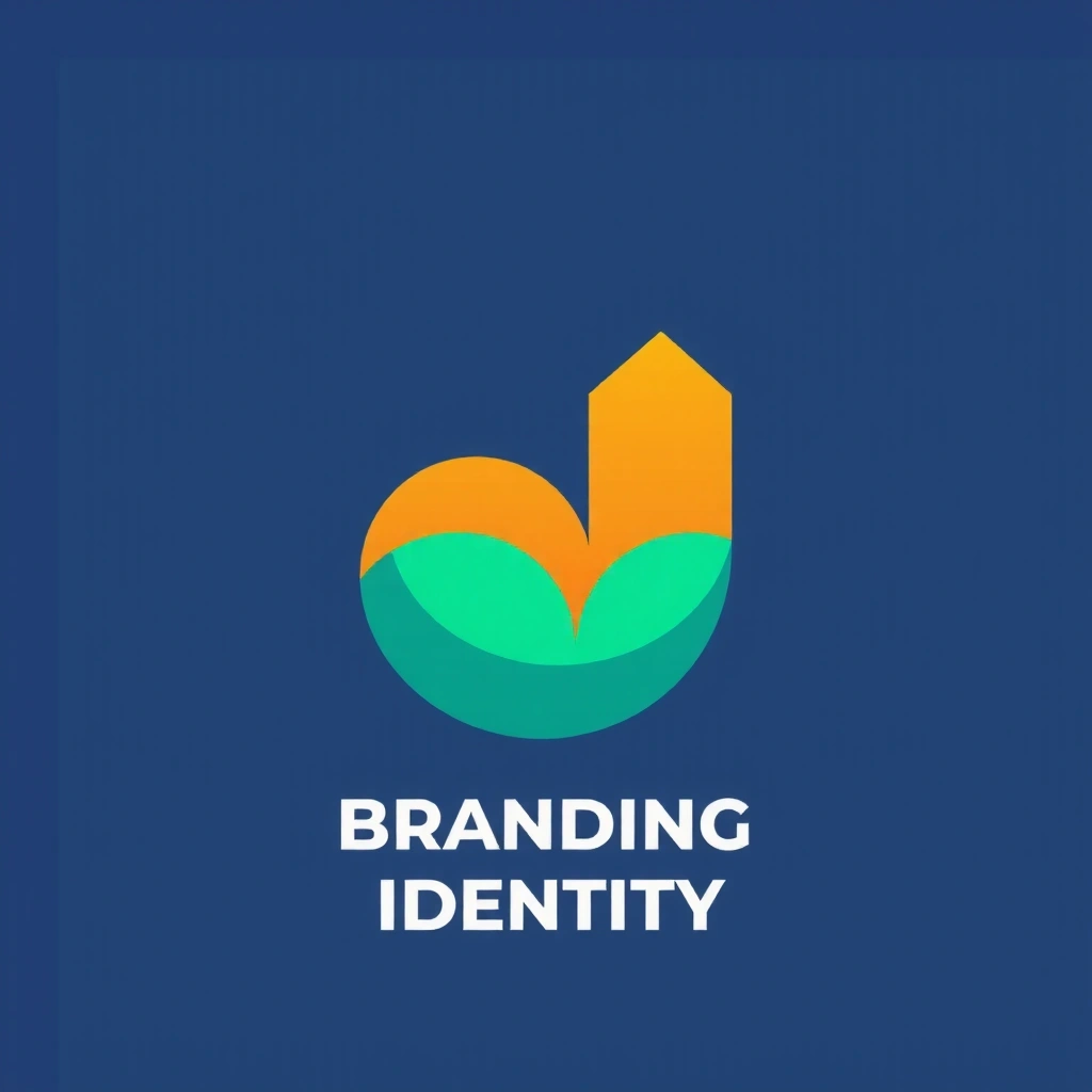 Icon representing branding and identity, a stylized logo mark